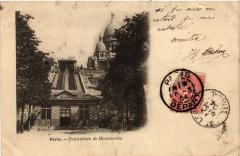 Carte postale ancienne Funiculaire de Montmartre
                                                                     à Paris 18e
                                