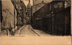 Carte postale ancienne Vieux Montmartre - Rue Sainte-Rustique (XVIIe siècle)
                                                                     à Paris 18e
                                
