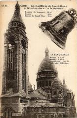 La Basilique du Sacré-Coeur de Montmartre et la Savoyarde à Paris 18e