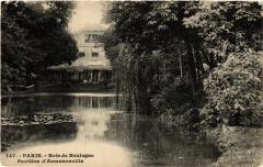 Bois de Boulogne - Pavillon d'Armenonville à Paris 16e