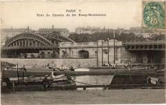 Pont du Chemin de fer Passy-Moulineaux à Paris 15e