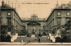 Paris 5e-Le Collége de France à Paris 5e