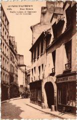 Carte postale ancienne Rue Broca - Vieille maison de l'ancienne rue de Lourcine
                                                                     à Paris 5e
                                