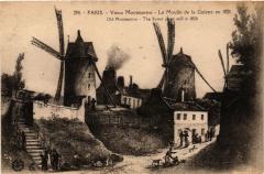 Carte postale ancienne Vieux Montmartre - Le Moulin de la Galette en 1820
																	 à Paris 18e
								