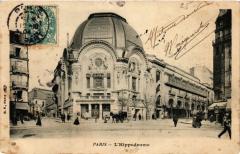 Carte postale ancienne L'Hippodrome
                                                                     à Paris 18e
                                