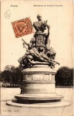 Carte postale ancienne Monument de Francis Garnier
                                                                     à Paris 5e
                                