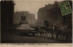 Paris 5e-Au Panthéon-Départ du Cortége à Paris 5e