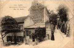 Carte postale ancienne Montmartre Pittoresque - (Rue des Saules)
																	 à Paris 18e
								