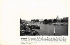 Paris 6e Paris-Panorama du Pont des Arts et de l'Institut à Paris 6e