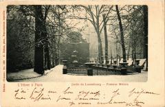 Paris 6e Paris-Jardin du Luxembourg-Fontaine Médicis à Paris 6e