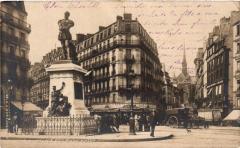 Paris 5e-Statue d'Etienne Dolet à Paris 5e