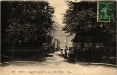 Paris 5e-Entrée des Arénes de la Rue Monge à Paris 5e
