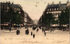 Paris 2e-Avenue de l'Opéra à Paris 2e