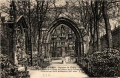 Paris 5e-Square de Cluny-Porte de la Chapelle de la Vierge à Paris 5e