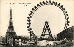 La Grande Roue et la Tour Eiffel à Paris 15e