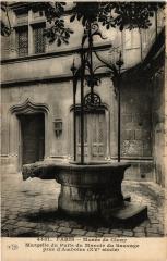 Paris 5e-Musée de Cluny-Margelle du Puits du Manoir du Sauvage -
																					75005 Paris 5e
																			