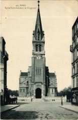 Carte postale ancienne Eglise de Vaugirard
                                                                     à Paris 15e
                                