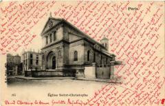 Eglise Saint-Christophe à Paris 19e