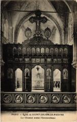 Paris 5e-Eglise Saint Julien le Pauvre-Le Choeur avec l'Iconostase à Paris 5e