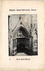 Paris 5e-Eglise Saint Séverin-Porte Saint Séverin -
																					75005 Paris 5e
																			