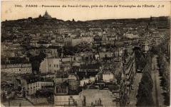 Paris Panorama du Sacré-Coeur pris de l'Arc de Triomphe