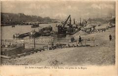 Paris 12e-La Seine á travers Paris-La Seine vue prise de la Rapée à Paris 12e