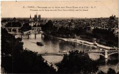 Paris 6e Panorama sur la Seine à Paris 6e