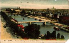 Paris 6e Vue sur la Seine prise du Pavillon de Flore à Paris 6e