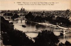 Paris 6e Panorama sue la Seine à Paris 6e