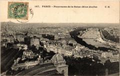 Panorama de la Seine (rive droite) à Paris 16e
