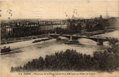 Paris Panorama des la Seine vers la Tour Eiffel