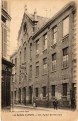 Carte postale ancienne Eglise de Plaisance
                                                                     à Paris 14e
                                