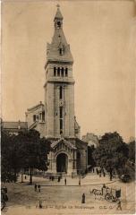 Carte postale ancienne Eglise de Montrouge
                                                                     à Paris 14e
                                