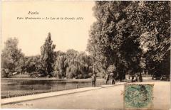 Parc Montsouris - Le Lac et la Grande Allée à Paris 14e