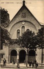 Carte postale ancienne Eglise Saint-Michel
                                                                     à Paris 17e
                                