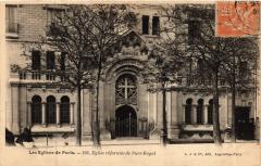 Carte postale ancienne Eglise réformée de Port-Royal
                                                                     à Paris 13e
                                