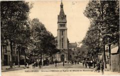 Avenue d'Orléans et Eglise Saint-Pierre de Montrouge -
																					75014 Paris 14e
																			