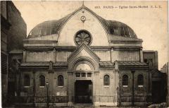 Carte postale ancienne Eglise Saint-Michel
                                                                     à Paris 17e
                                