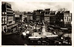 Carte postale ancienne Place Clichy
                                                                     à Paris 17e
                                