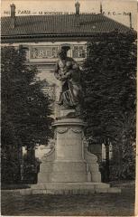 Carte postale ancienne Le Monument de Jean Leclaire
                                                                     à Paris 17e
                                