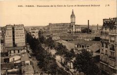 Paris 12e-Panorama de la Gare de Lyon et Boulevard Diderot à Paris 12e