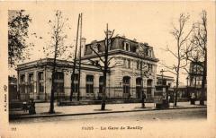 Carte postale ancienne La Gare de Reuilly
                                                                     à Paris 12e
                                