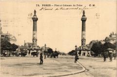 Paris 12e-Place et Colonnes du Trone à Paris 12e