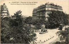Panorama du Lion de Belfort Boulevard Raspail et Rue Denfert-Rochereau -
																					75014 Paris 14e
																			