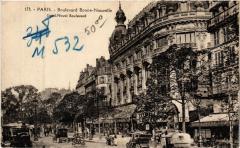 Paris 2e-Boulevard Bonne Nouvelle à Paris 2e
