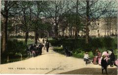 Square des Batignolles - Allée Centrale à Paris 17e