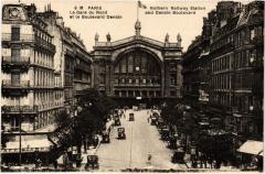 Paris 10e - La Gare du Nord et le Boulevard Denain à Paris 10e