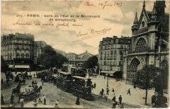 Paris 10e Gare de I'Est et le Boulevard de Strasbourg à Paris 10e
