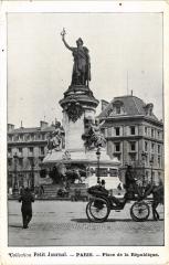 Paris 10e-La place de la Republique à Paris 10e