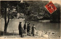 Bois de Vincennes - Lac des Minimes, Le déjeuner aux Canards à Paris
